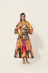 thr3letter - Jeanne Cutout Gathered Dress