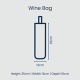 Project Ten Pty Ltd - Wine Bag – Hydrangea
