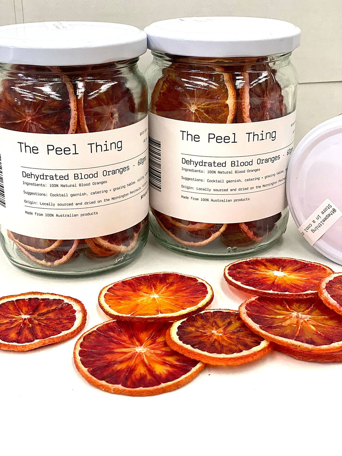The Peel Thing - A Premium - Natural Dehydrated Blood Oranges 70gm Jar