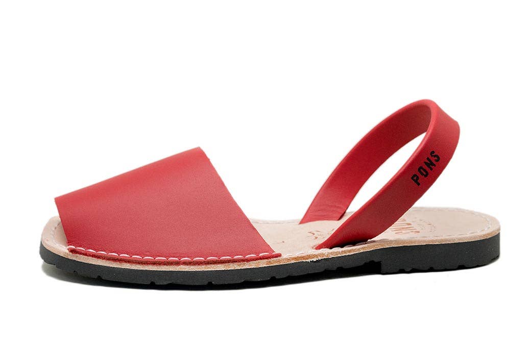 Pons Ladies Shoes - Classic Women - Red