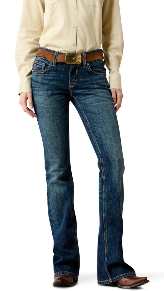 Ariat Ladies Mid Rise Fiona Boot Cut Jeans - 10072972