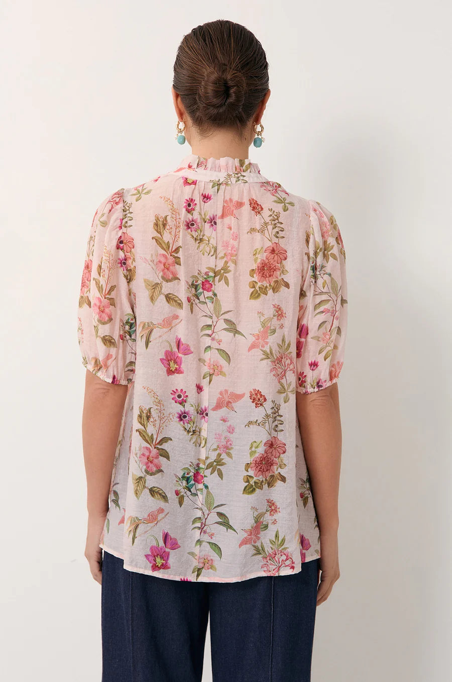 Adorne Ladies Sandra Short Sleeve Top