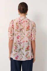 Adorne Ladies Sandra Short Sleeve Top