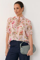 Adorne Ladies Sandra Short Sleeve Top