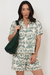 Adorne Ladies Khloe Embroidered Top