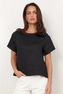Adorne Ladies Dillon Linen Top