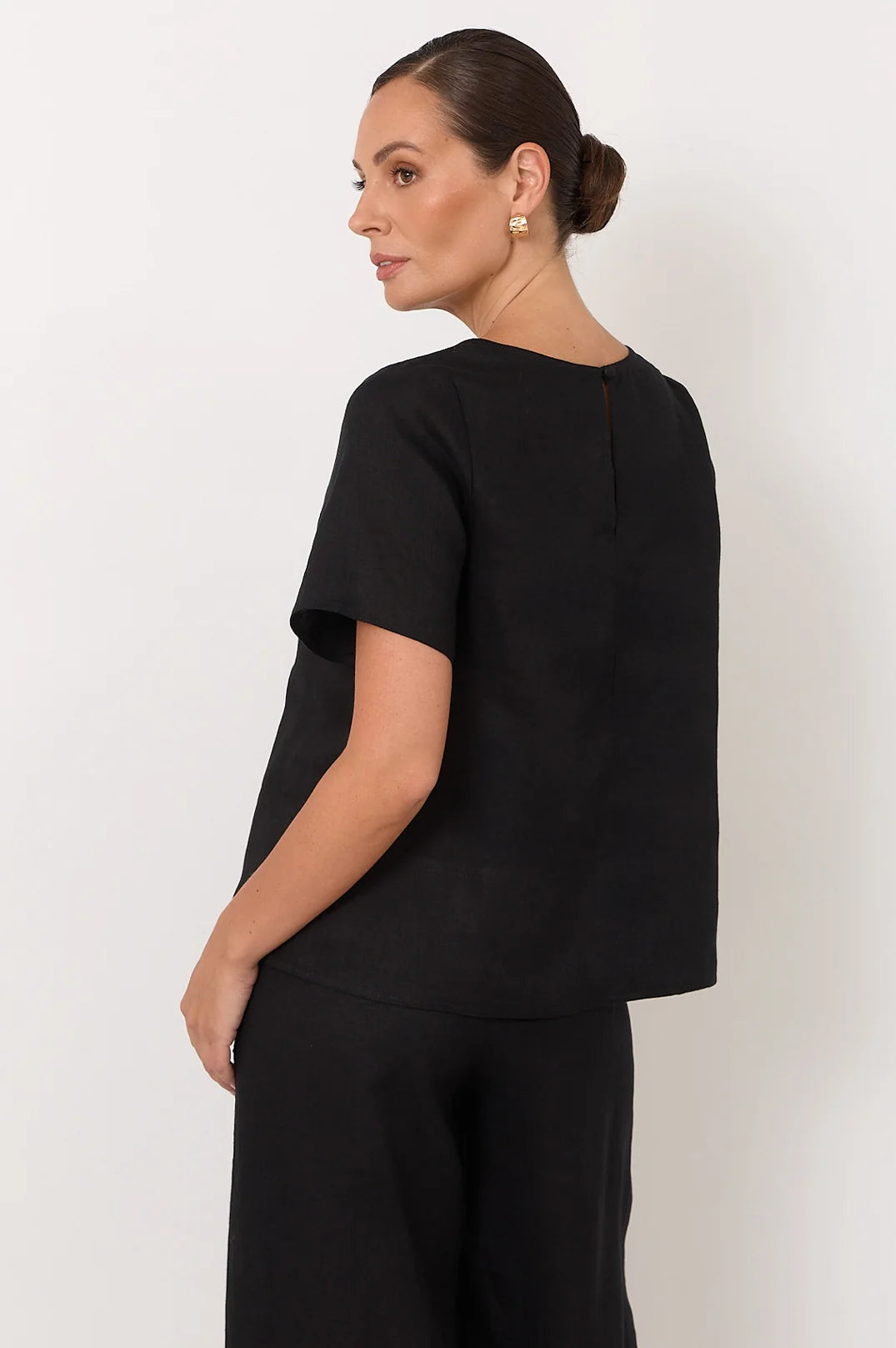 Adorne Ladies Dillon Linen Top