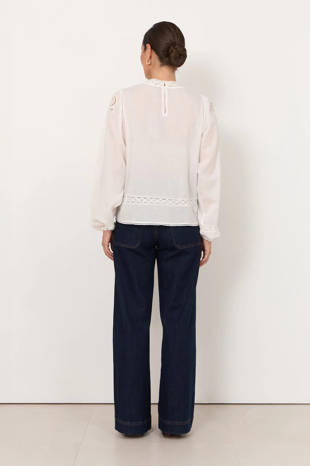 Adorne Ladies Lou Cut Out Lace Top