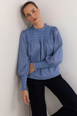 Adorne Valentina Shirred Top