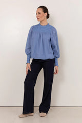 Adorne Valentina Shirred Top