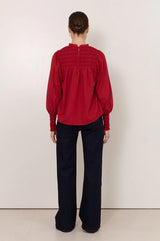 Adorne Valentina Shirred Top