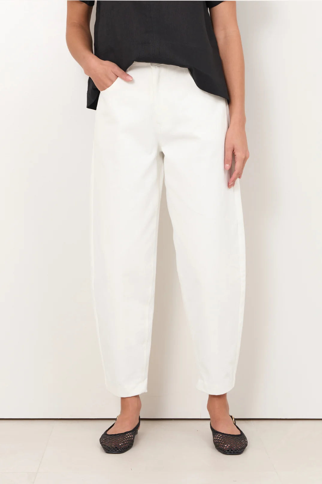 Adorne Ladies Henri Barrel Leg Jean