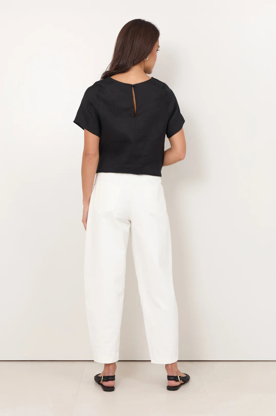 Adorne Ladies Henri Barrel Leg Jean