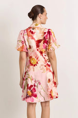 Adorne Ladies Amalie Linen Short Dress