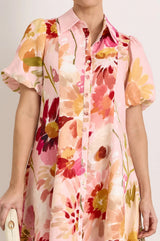 Adorne Ladies Amalie Linen Short Dress