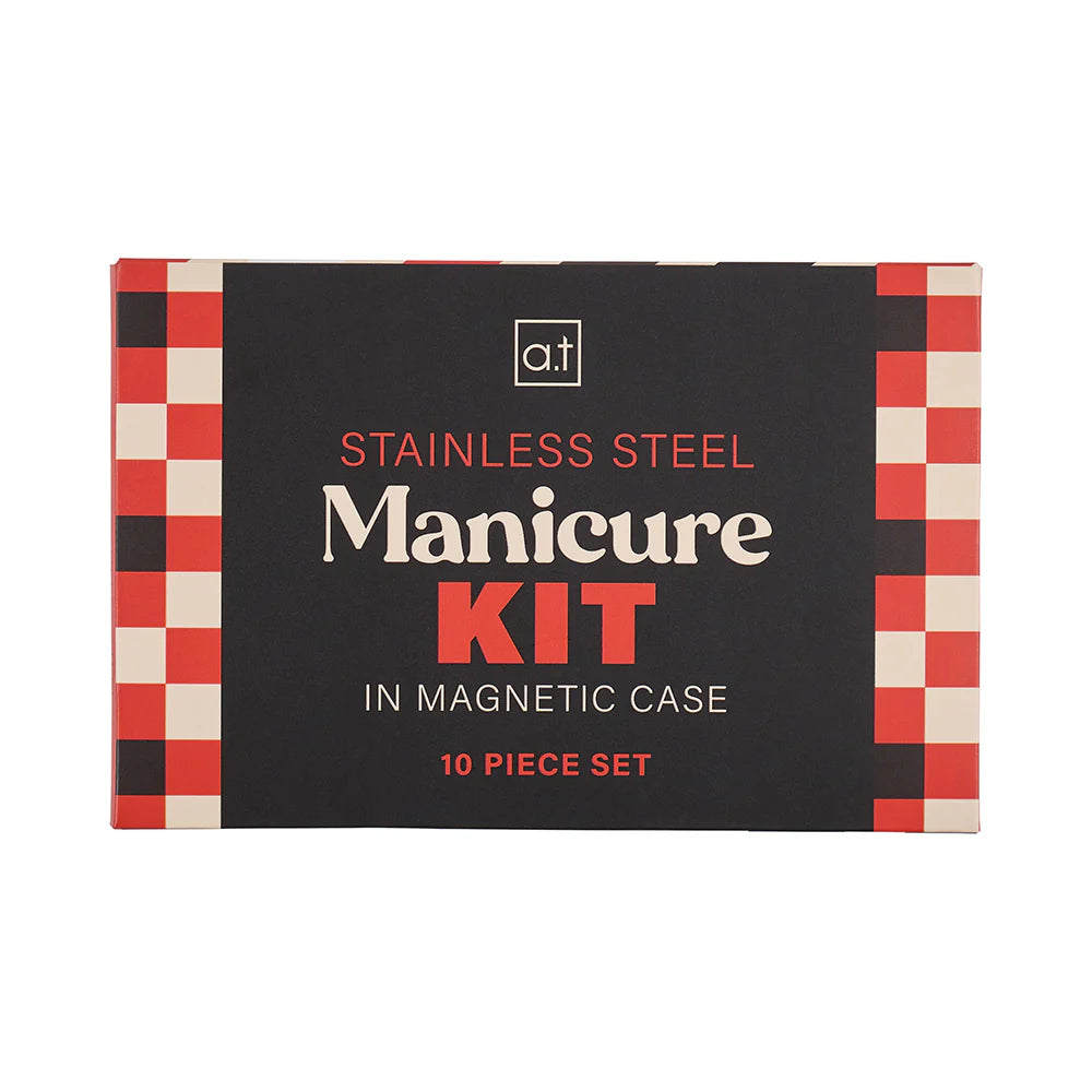 Annabel Trends Men's Manicure Kit - Stainless Steel - 10 Piece
