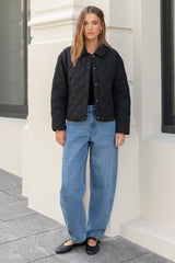Stories Be Told Graduate 90s Blue Non Stretch Barrel Jeans