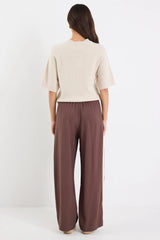 Stories Be Told Townie Stripe Side Tape Wide Leg Pants