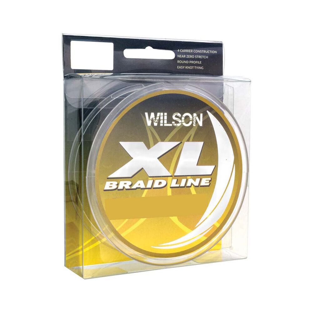 Wilson XL Yellow Braided Line 4-Strand Fishing Braid 137M-150yd