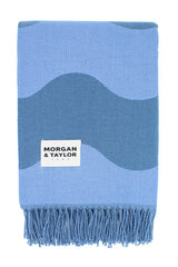 Morgan & Taylor Making Waves Throw Blanket - Navy