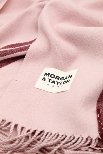 Morgan & Taylor Sawyer Throw Blanket - Pink