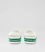 Crocs Toddler & Kids Crocband Clog - White With Green Band