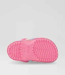 Crocs Heart Lights Clog Toddler Pink Lemonade Eva Sandals