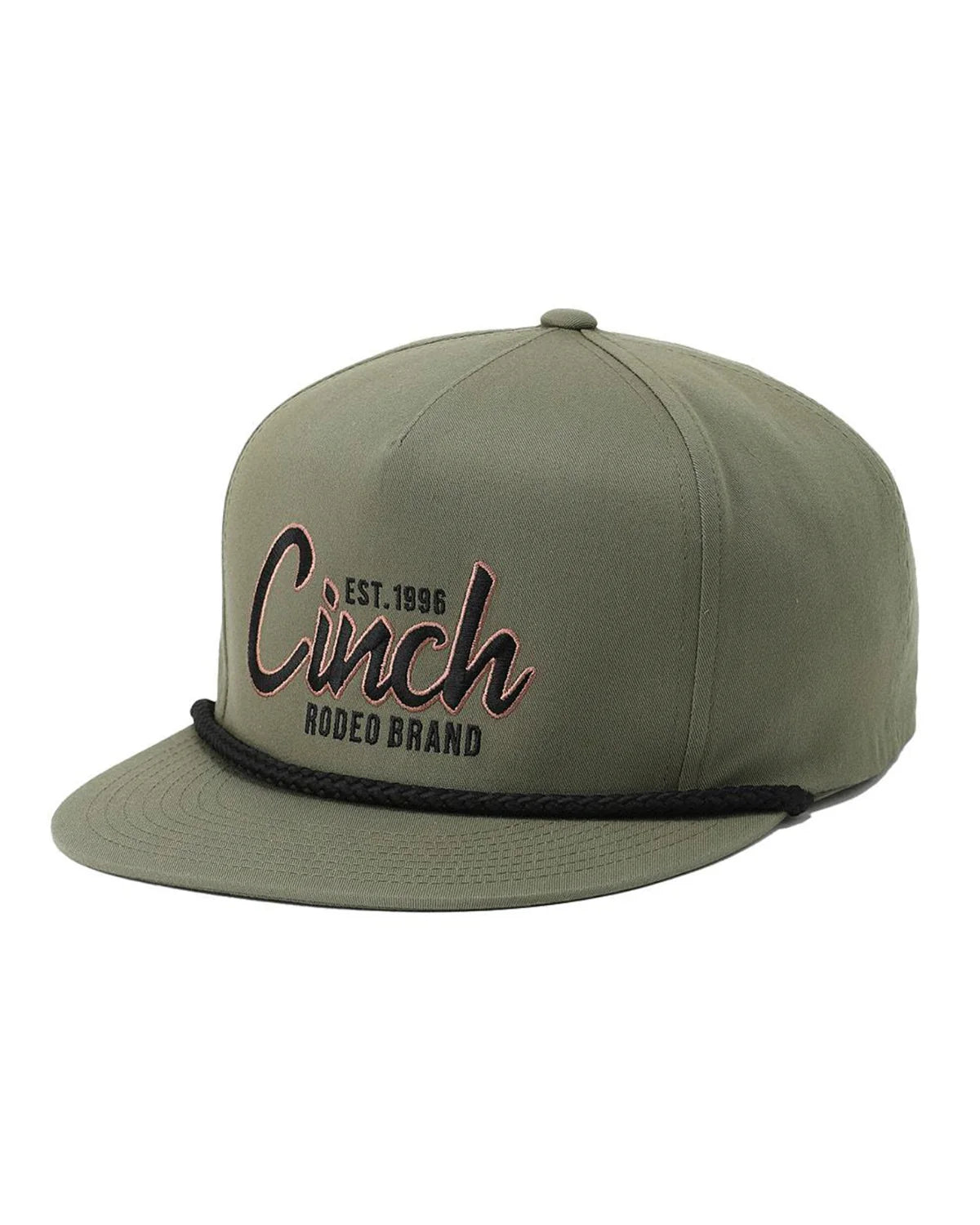 Cinch Men's Flexfit Olive Rodeo Brand Cap