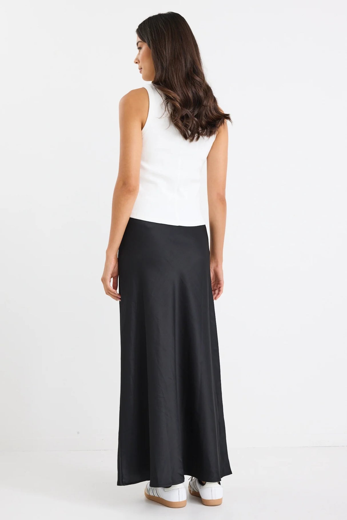 Stories Be Told Vibe Black Jacquard Stripe Wide Leg Pants