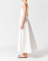 Walnut Corsica Dress in White