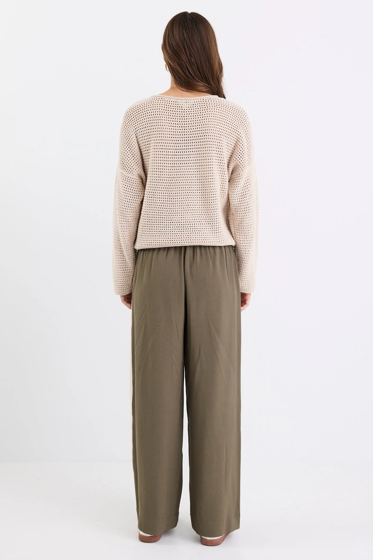 Stories Be Told Townie Stripe Side Tape Wide Leg Pants