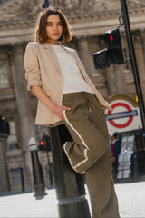 Stories Be Told Townie Stripe Side Tape Wide Leg Pants