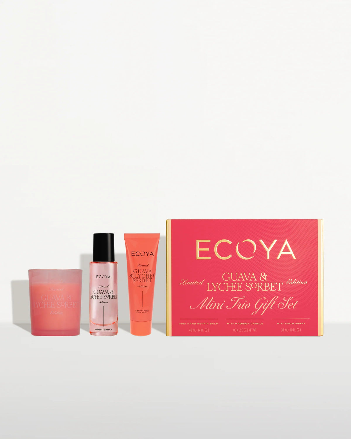 Ecoya Guava & Lychee Sorbet Mini Trio Gift Set