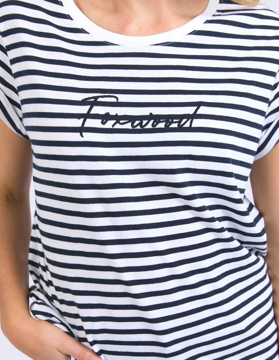 Foxwood Ladies Signature Stripe Tee