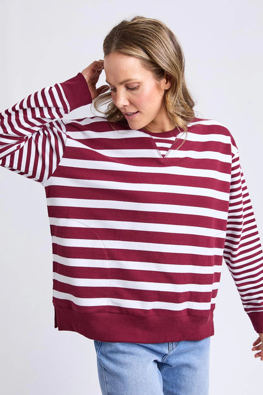 Elm Ladies All Sorts Crew - Plum