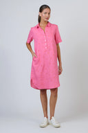 Enveloppe Linen Shirt Dress