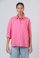 Enveloppe Linen  Embroidered Shirt - Amour