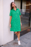 Enveloppe Linen Shirt Dress