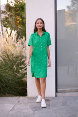 Enveloppe Linen Shirt Dress