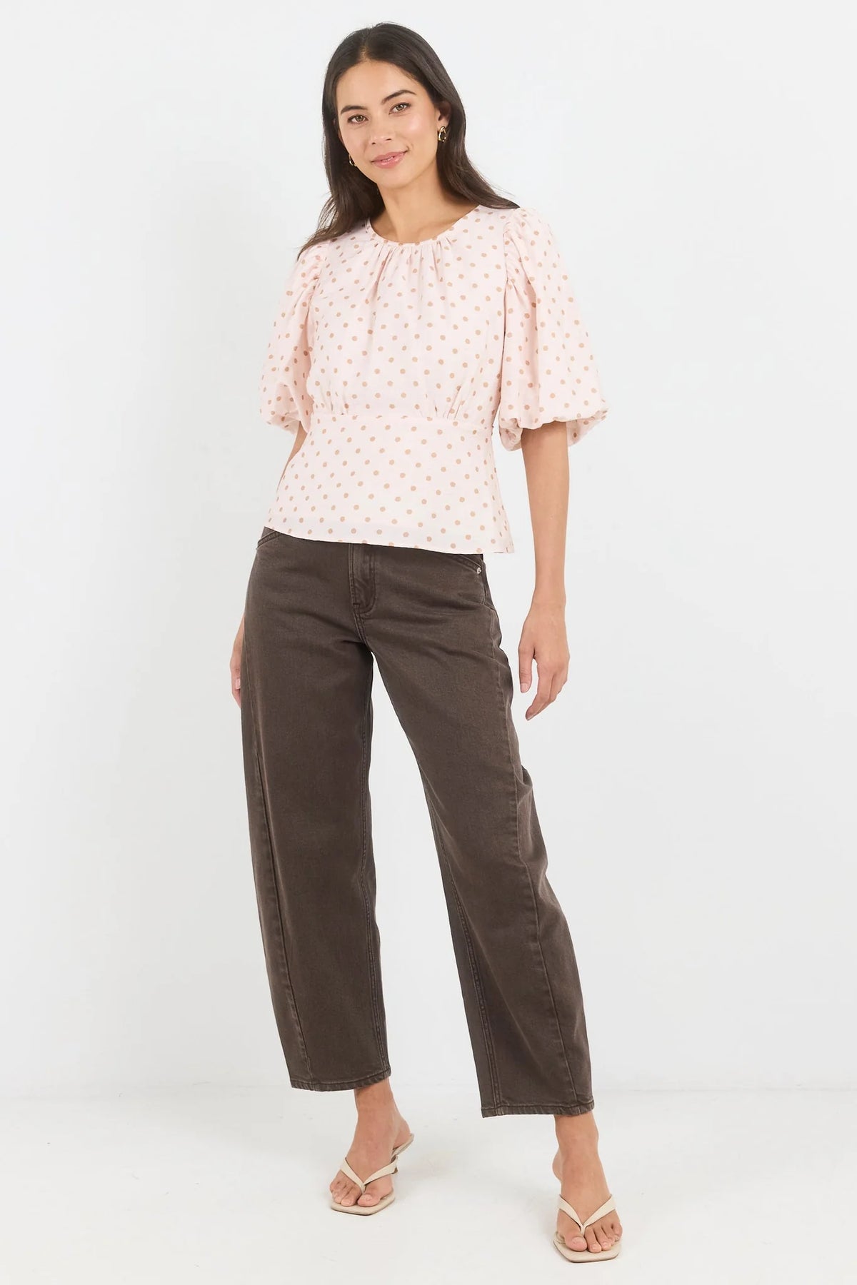 Stories Be Told Eventual Mid Sleeve Fit and Flare Top