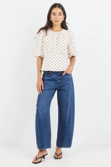 Stories Be Told Eventual Mid Sleeve Fit and Flare Top