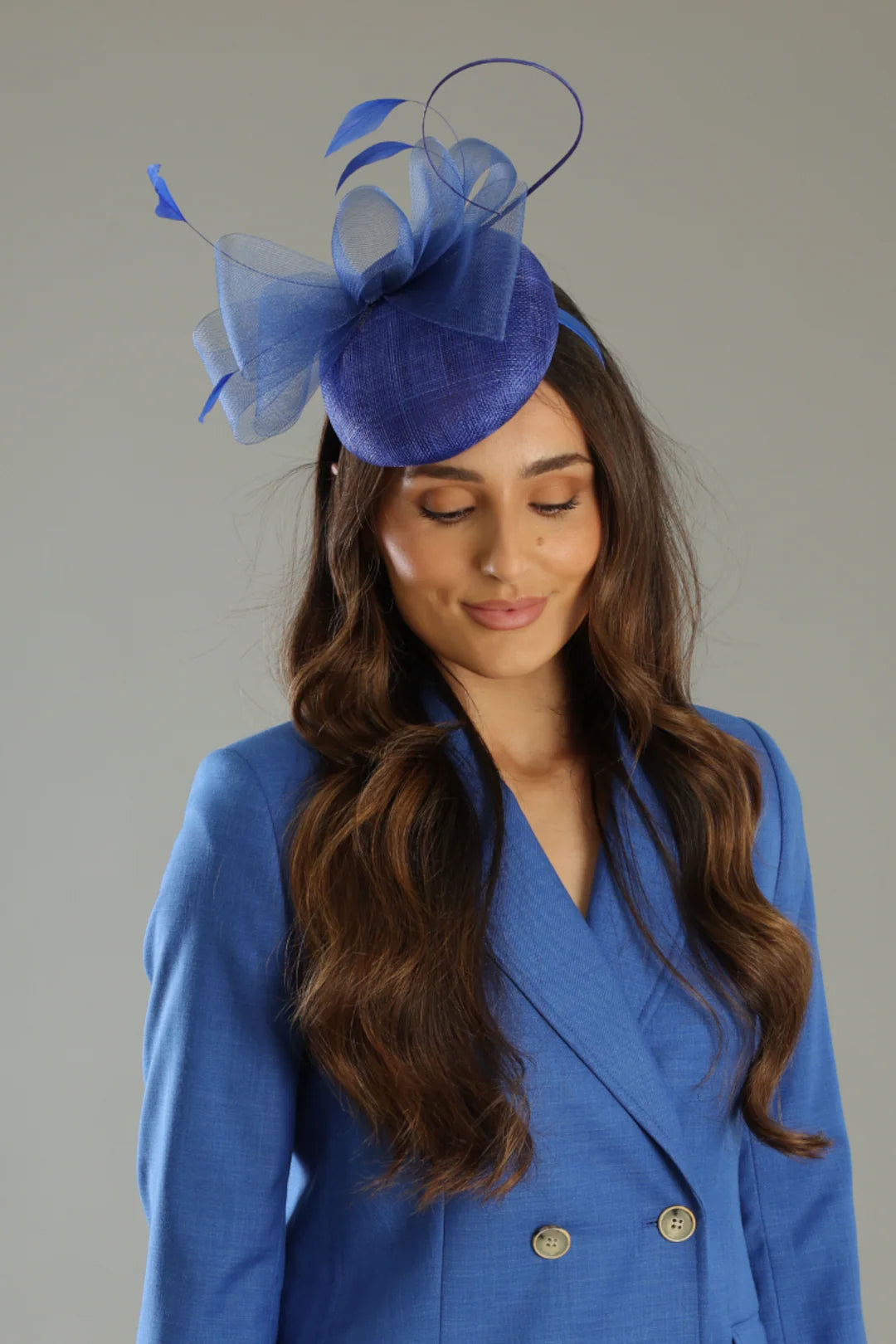 Morgan & Taylor Gabriela Fascinator - Cobalt