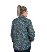 Just Country Ladies Georgie Shirt - Ponderosa Pine Forget Me Not