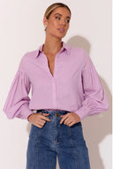 Adorne Ladies Ebony Pintuck Details Shirt