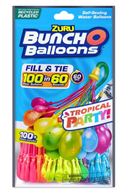 BunchO Ballons Tropical Party 100 Water Ballons