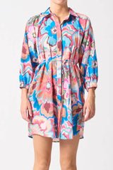 Walnut Ladies Palermo Dressing Bomba Di Fiori print