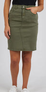 Elm Ladies Belle Skirt in Washed Denim