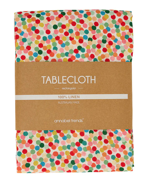 Annabel Trends  Linen Tablecloth 138cm x 240cm