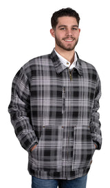 Just Country Diamantina Jacket Grey Plaid