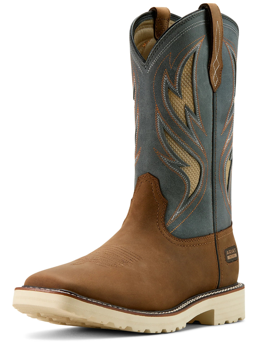 Ariat Men’s Activator VentTEK Work Boot - Alamo Brown/Stone Grey - 10061285
